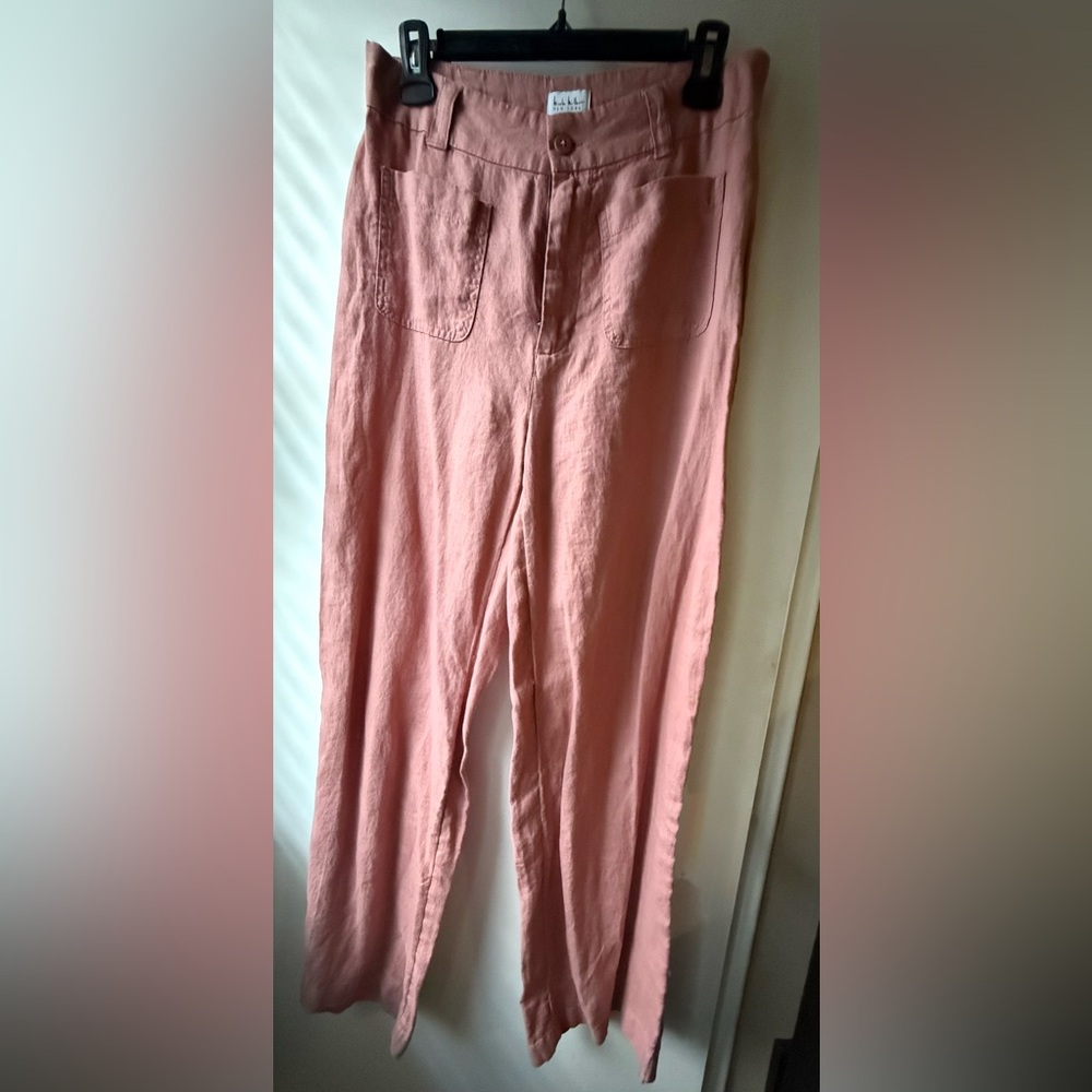 Nicole Miller Pink Wide Leg Pants